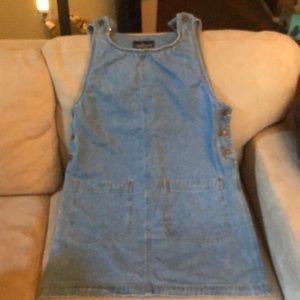 Carole Little Jean Dress button up sides